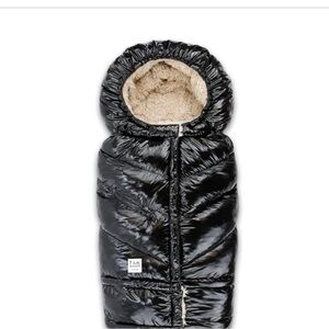 7AM Enfant Black Baby Stroller Footmuff